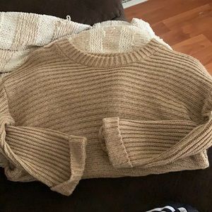 Warm winter sweater.